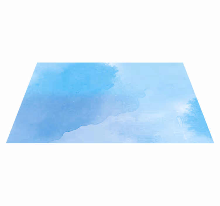 淡蓝色水泥石地板砖 - TenStickers