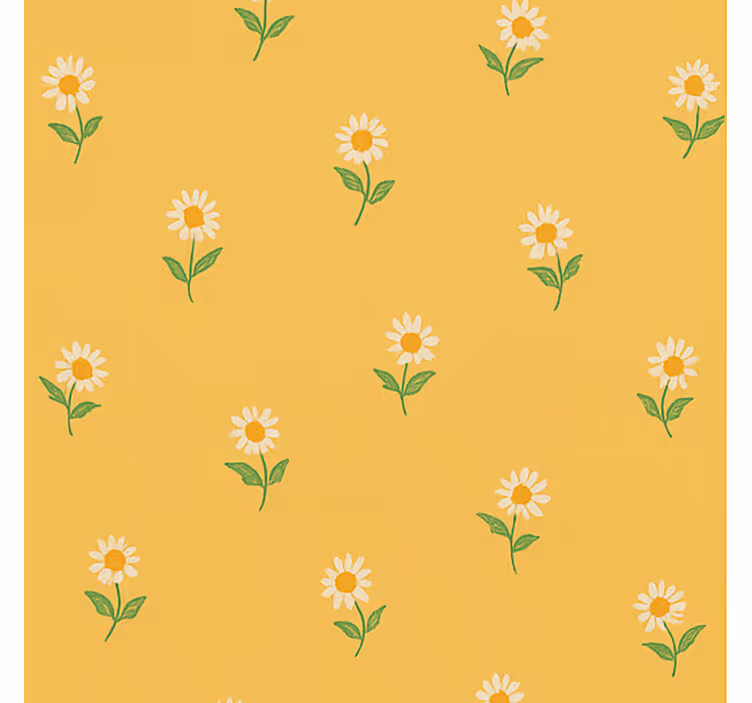 复古墙纸 20世纪40年代雏菊苗圃设计 - TenStickers