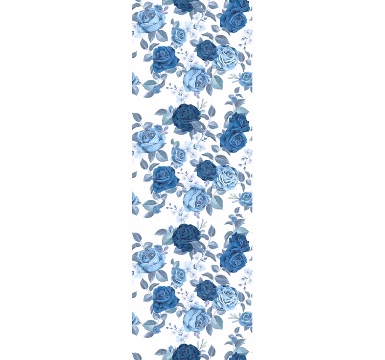 墙纸花卉 玫瑰花纹表面 - TenStickers
