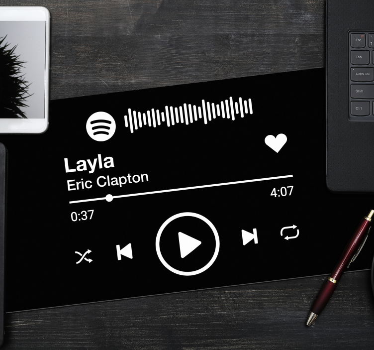 Spotify个性化鼠标垫 - TenStickers