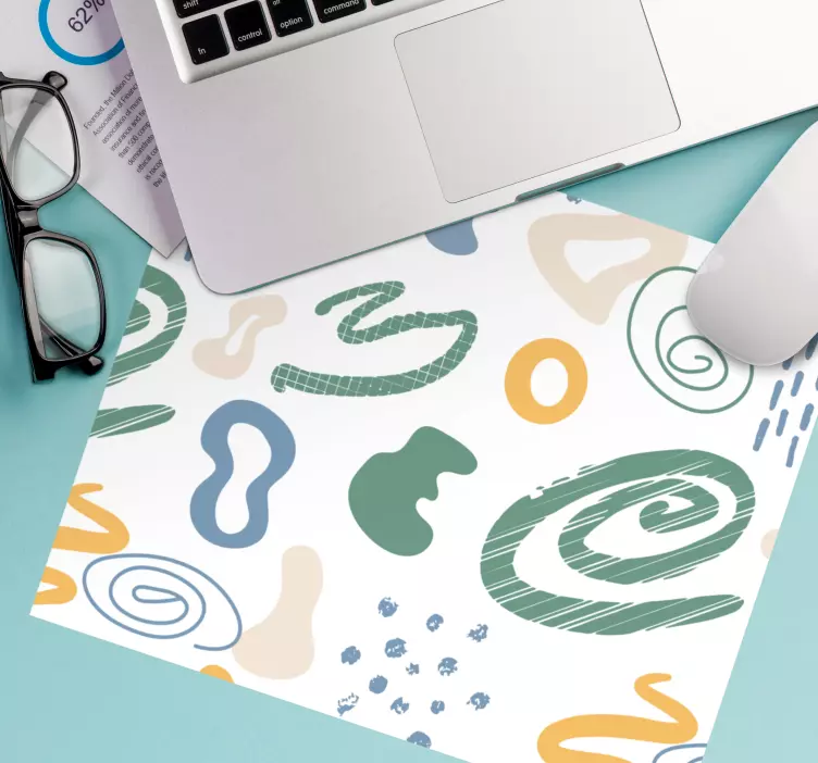 简约的油漆纹理图案鼠标垫 - TenStickers