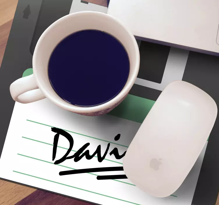 个性化记事本鼠标垫 - TenStickers