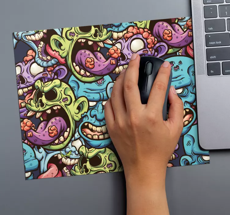原始僵尸游戏鼠标垫 - TenStickers
