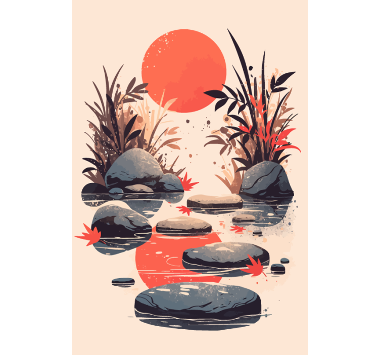 卫生间盲道灵感来源于日本风格 - TenStickers