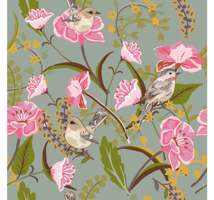 厨房盲道 花朵 - TenStickers