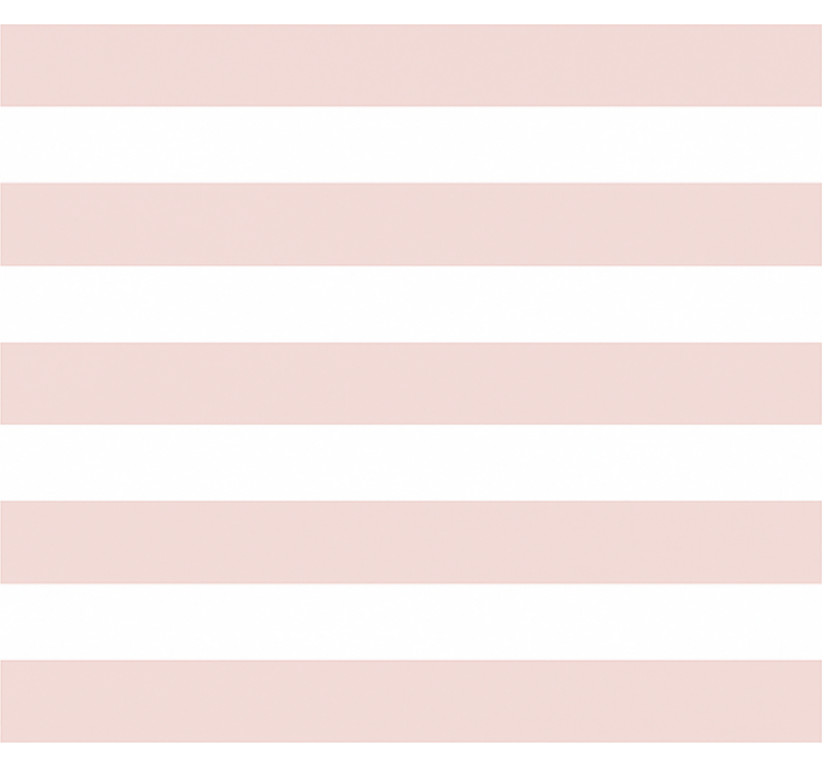 儿童盲人 白色和粉色条纹 - TenStickers