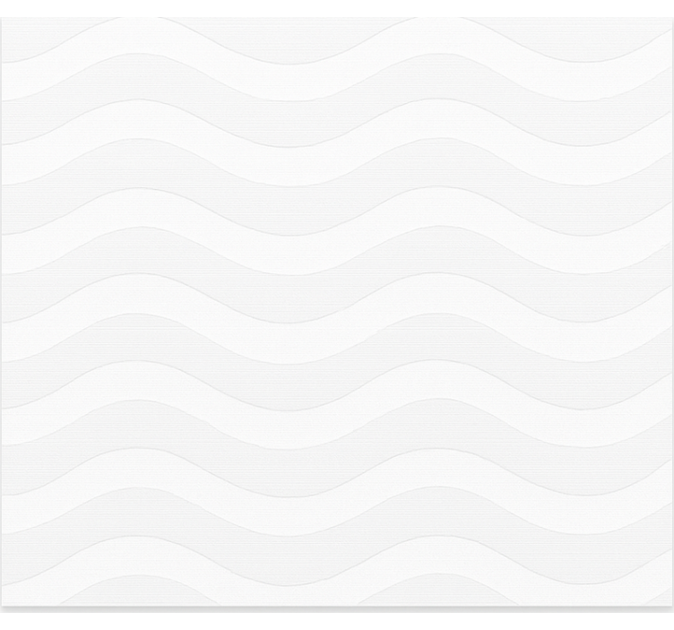 青年盲人 白色和灰色的波浪 - TenStickers