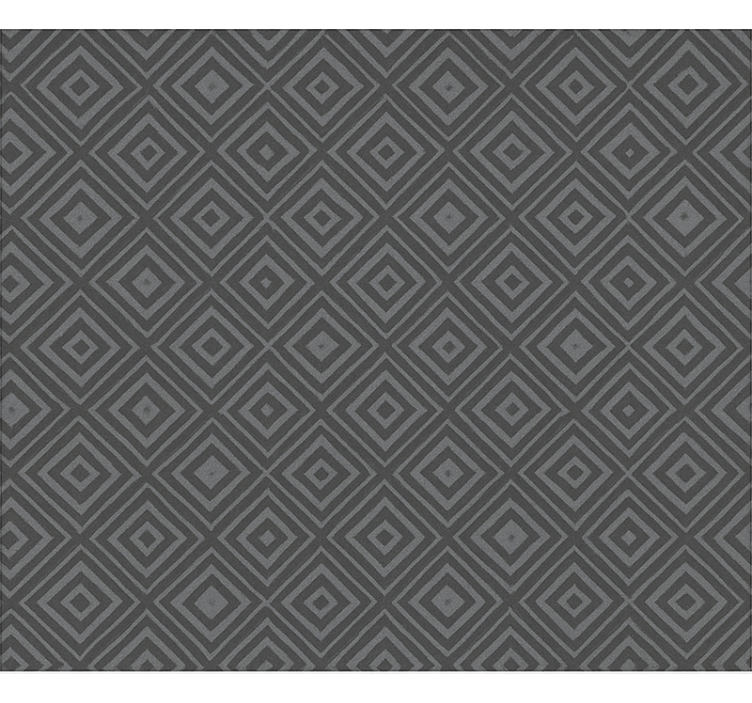 青年盲人 灰色菱形几何 - TenStickers