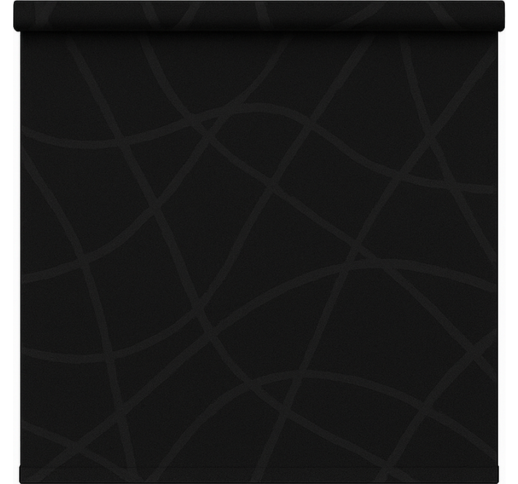 办公室百叶窗带来舒缓黑色效果 - TenStickers