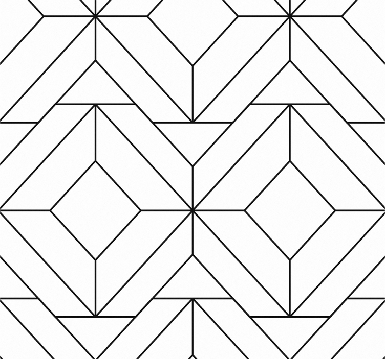 饭厅盲道采用北欧风格几何图案 - TenStickers