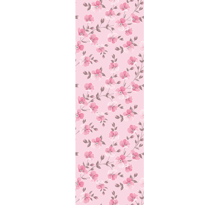 儿童盲人可爱粉色花朵 - TenStickers