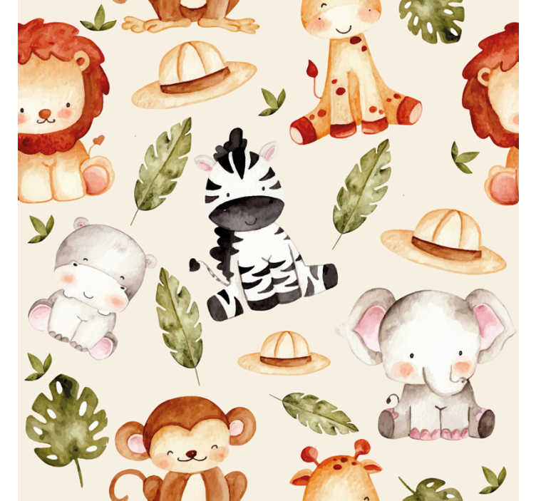 儿童盲人米色狩猎风格 - TenStickers