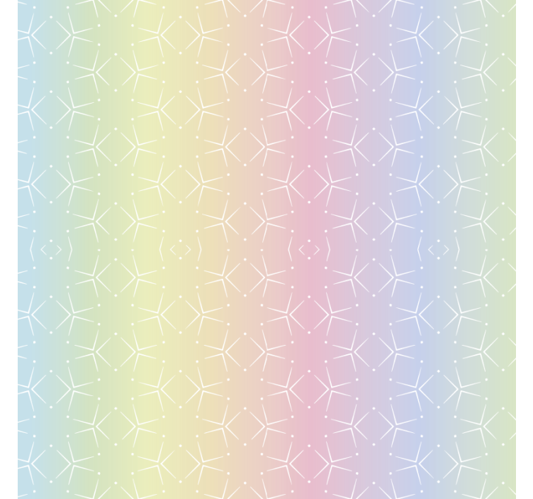 儿童盲人闪亮彩虹背景，天空柔和色彩 - TenStickers