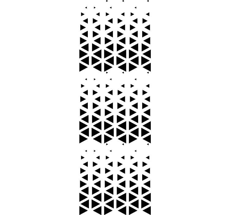 办公室百叶窗呈几何渐变效果 - TenStickers