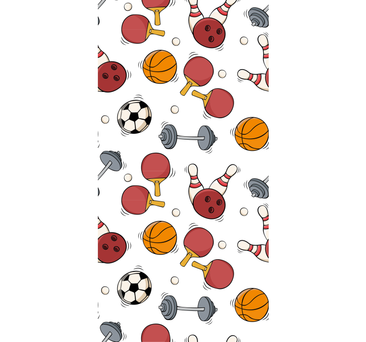 现代盲人运动图案设计产品 - TenStickers