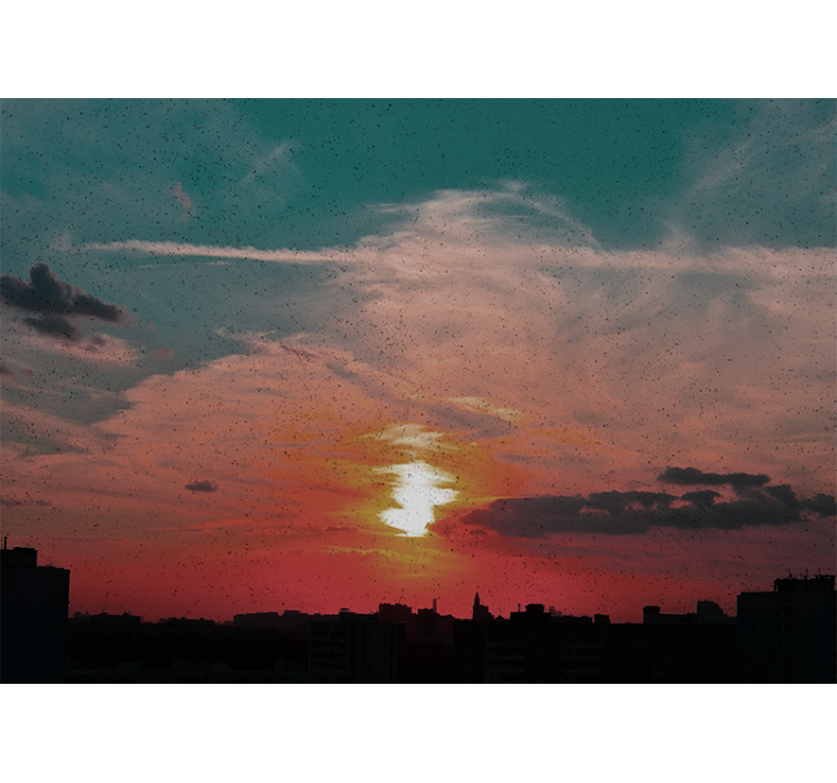 厨房盲道优雅设计如阴云天空 - TenStickers