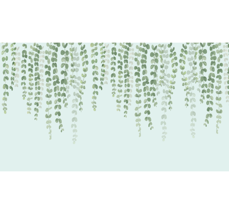 起居室盲道悬挂优雅植物 - TenStickers