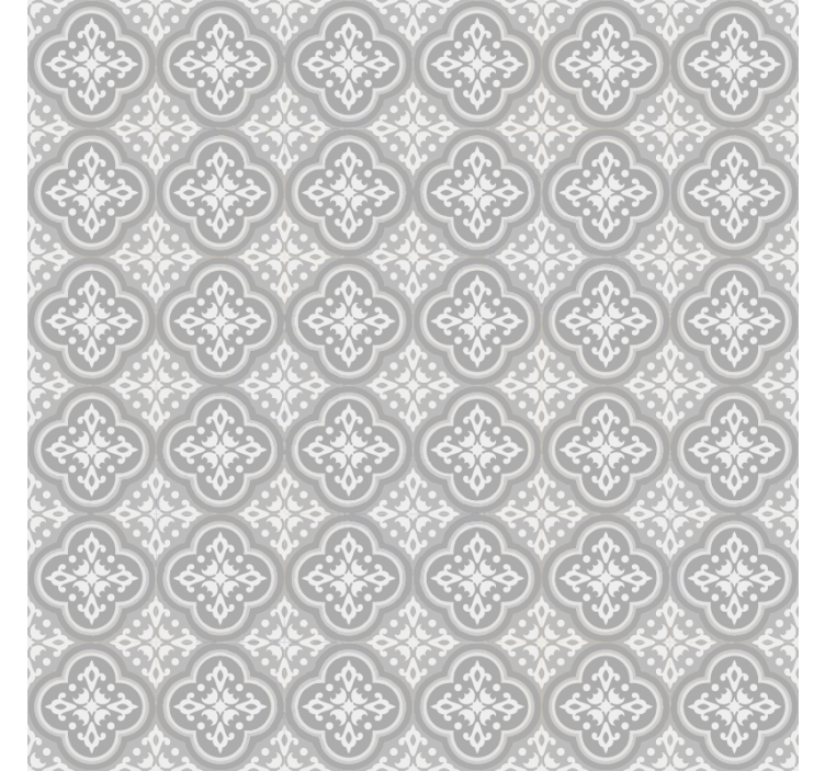 灰色盲人灰色液压瓷砖 - TenStickers