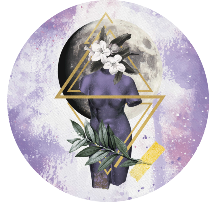 紫盲数字拼贴艺术作品 - TenStickers