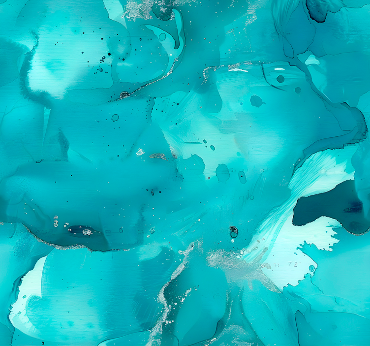 蓝盲带你领略蓝色波浪的魅力 - TenStickers