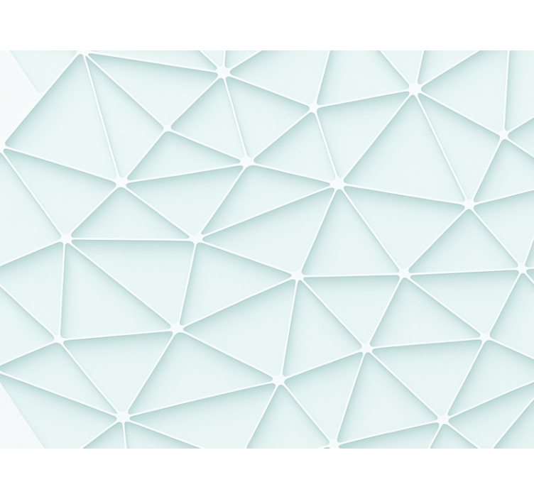 蓝盲抽象三角形设计产品 - TenStickers