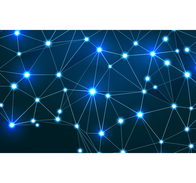 蓝盲星座图 - TenStickers