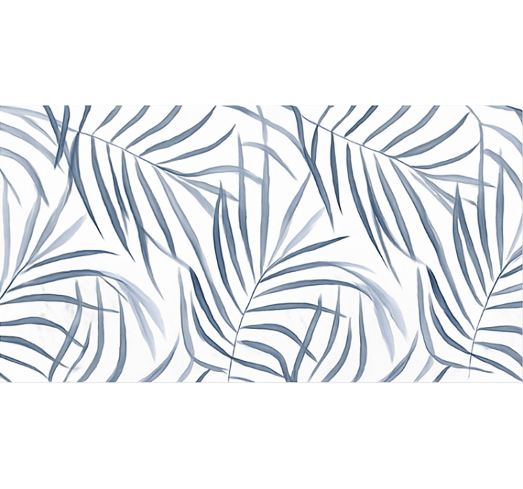 蓝盲薄叶设计 - TenStickers