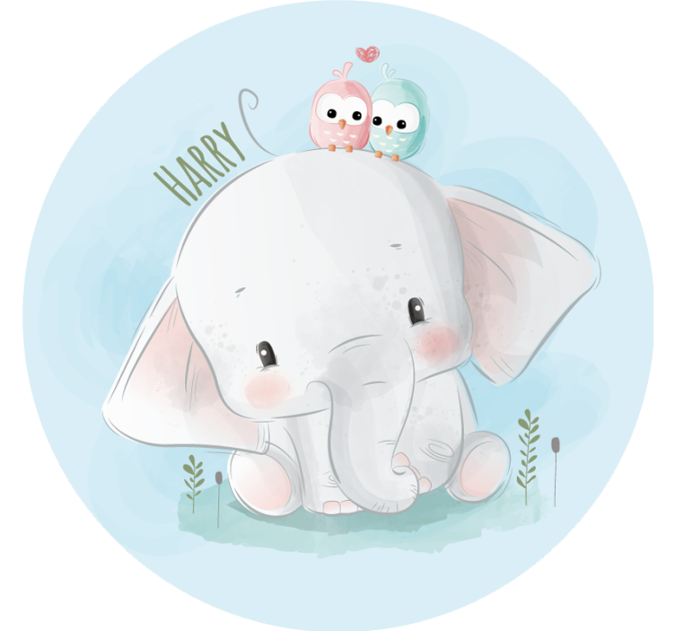 蓝盲大蓝象 - TenStickers