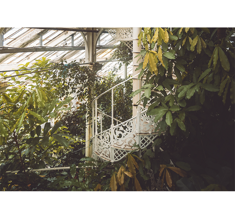 起居室盲道与田园风格植物相得益彰 - TenStickers