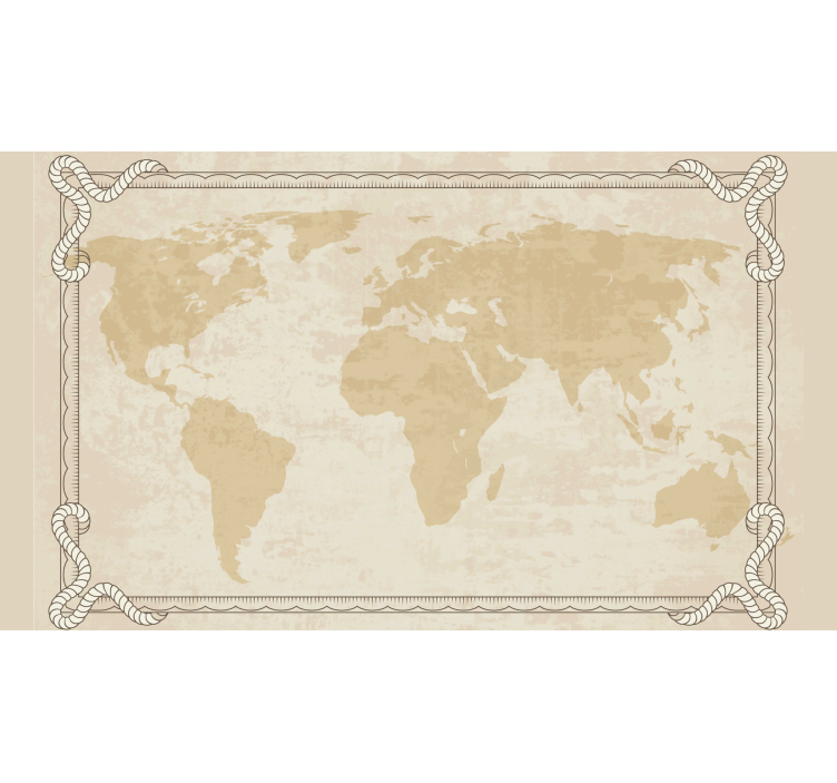 浅棕色的盲人1920年代的地图 - TenStickers