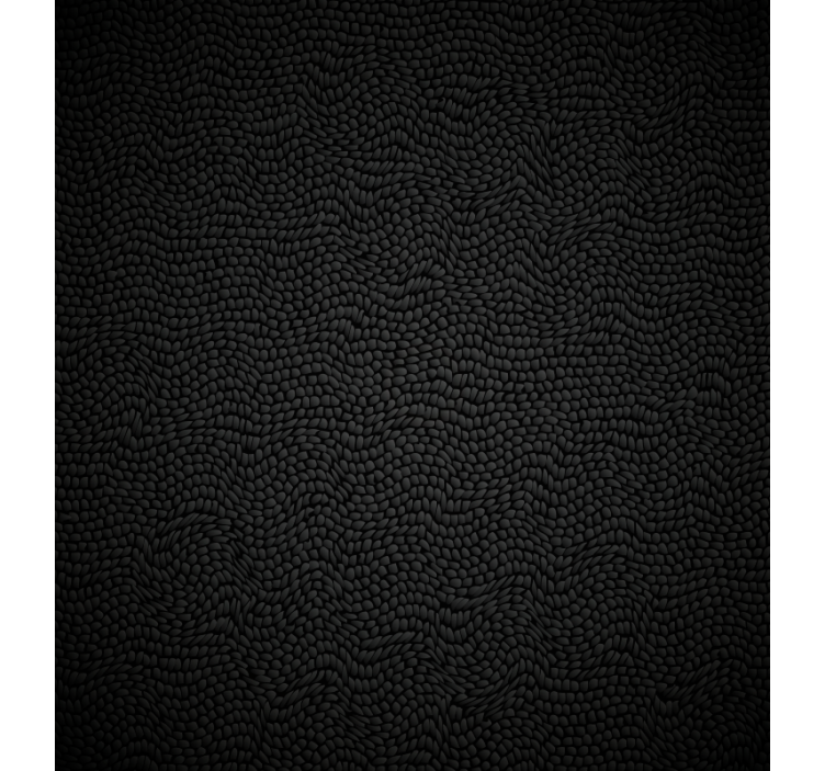 卧室盲道黑色毛皮仿制品 - TenStickers