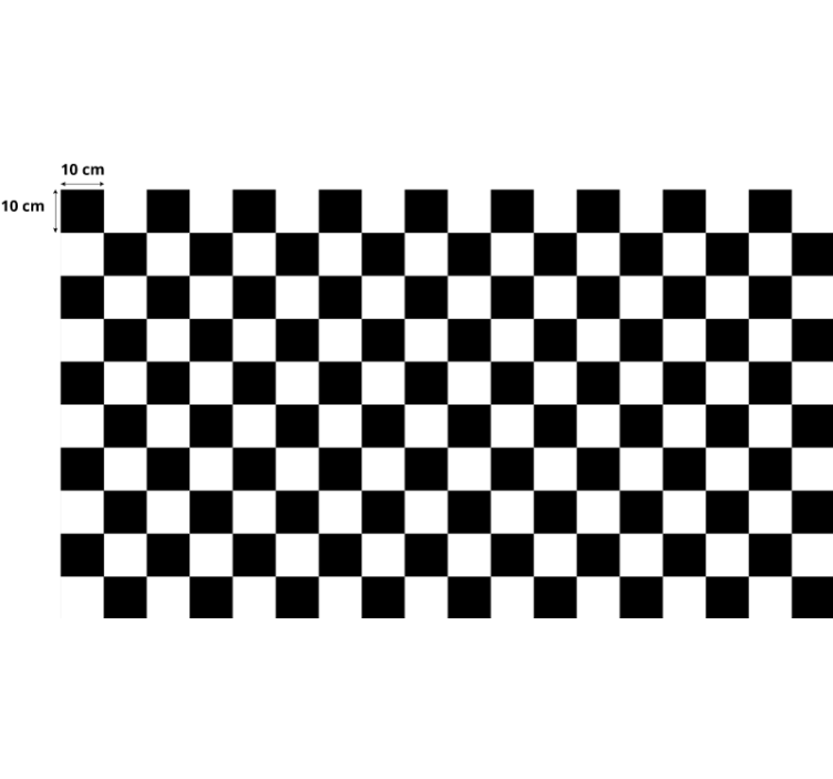 卧室盲道棋盘 - TenStickers