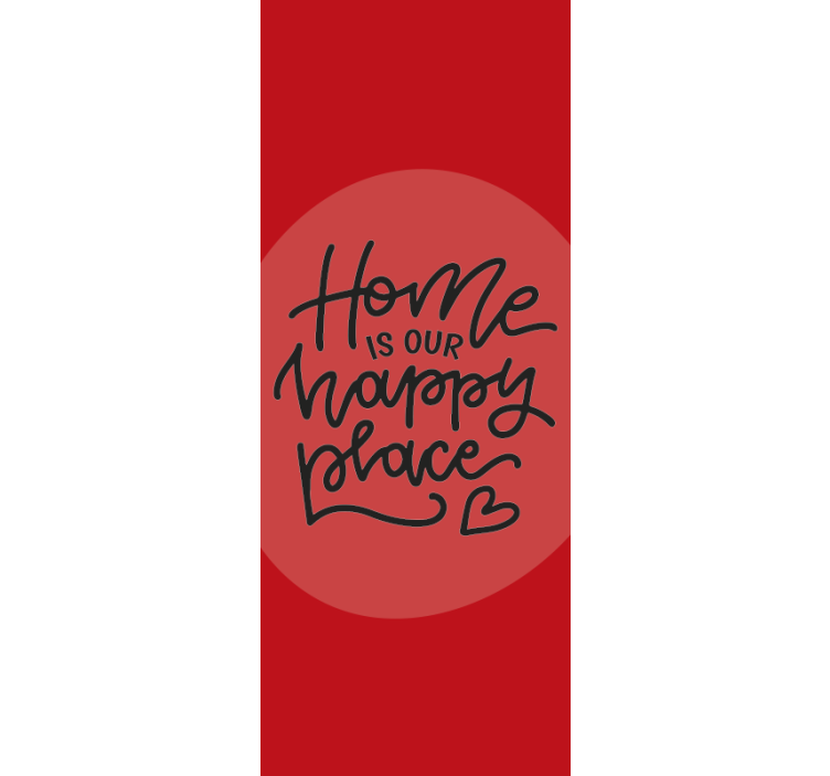 可爱的黑色文字客厅百叶窗 - TenStickers