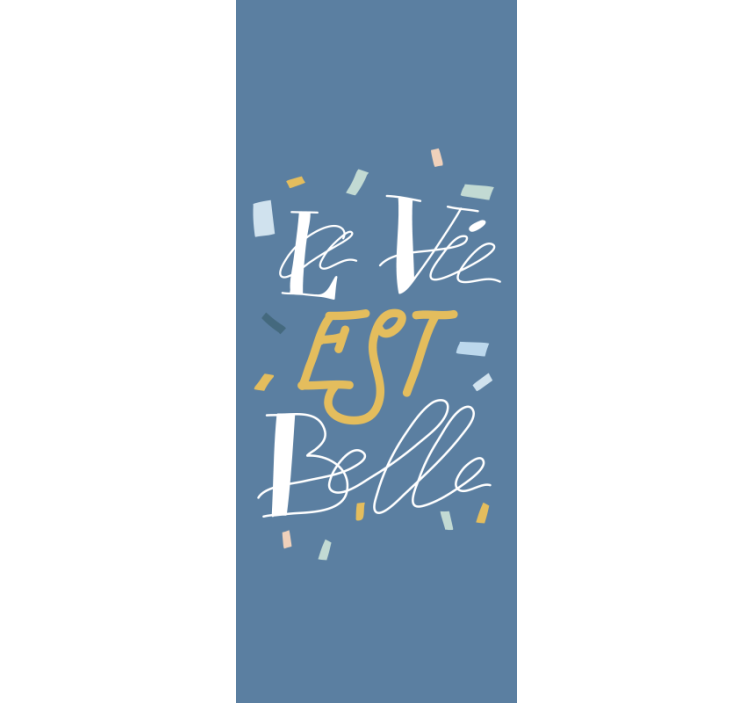 雅致文字主卧室百叶窗 - TenStickers