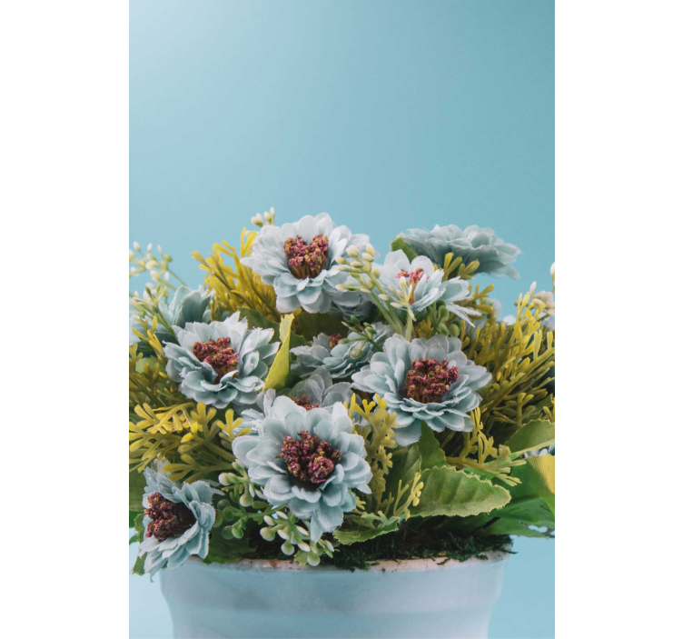 盲人花草多肉植物组合 - TenStickers