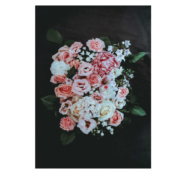 花卉盲道盛开的花卉装饰 - TenStickers