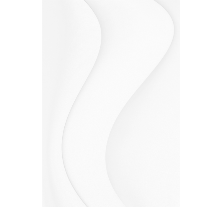 白色现代形状主卧室百叶窗 - TenStickers