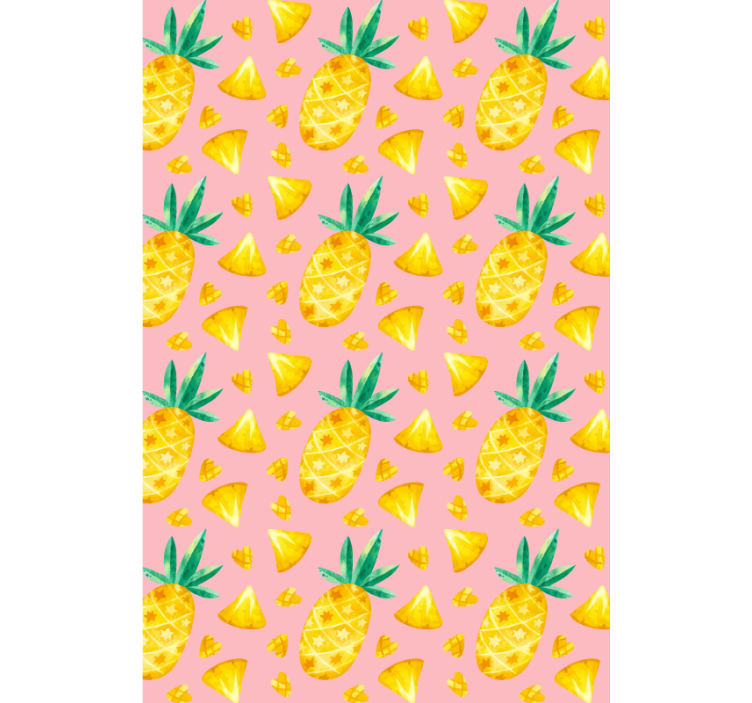 盲目的水果和蔬菜菠萝图案的乐趣 - TenStickers