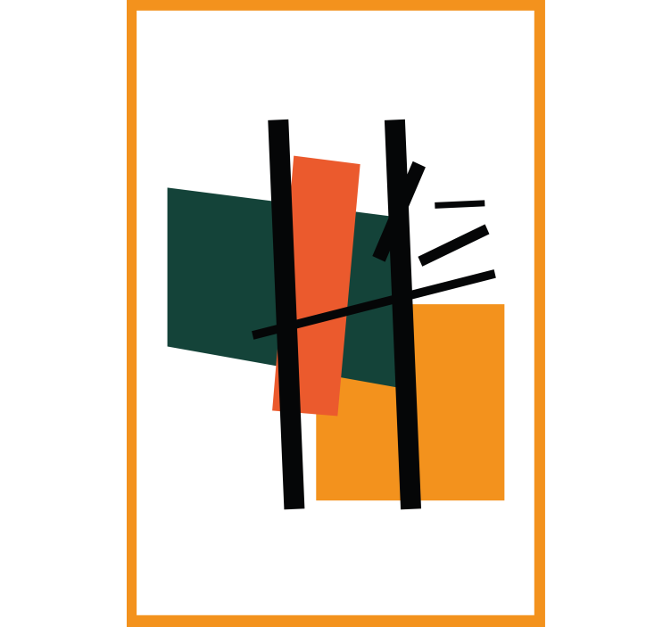 现代盲人几何块组合 - TenStickers