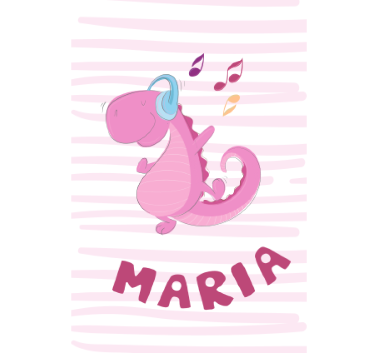 盲人与恐龙：可爱名字恐龙玩具 - TenStickers