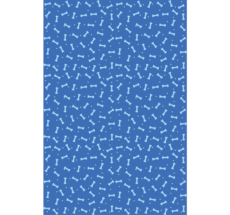 有动物的百叶窗狗骨头图案 - TenStickers