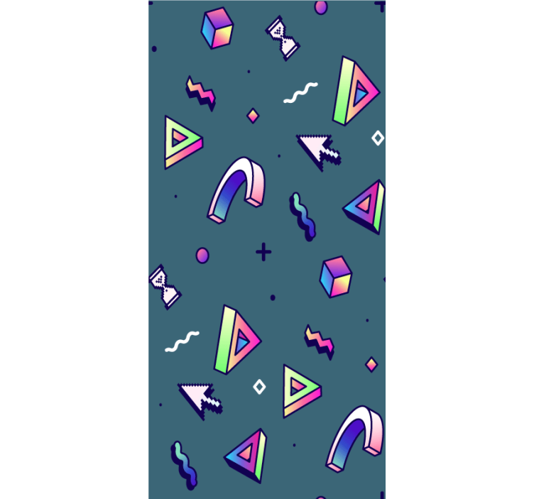 有趣的盲人几何趣味形状 - TenStickers