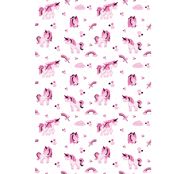 儿童盲人独角兽幻想印花产品 - TenStickers