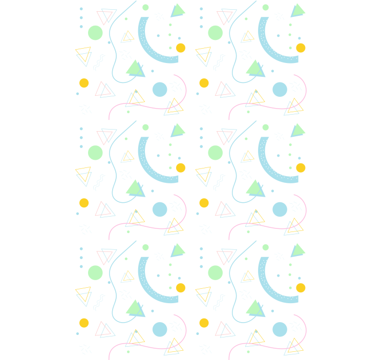 现代盲人几何形状阵列 - TenStickers