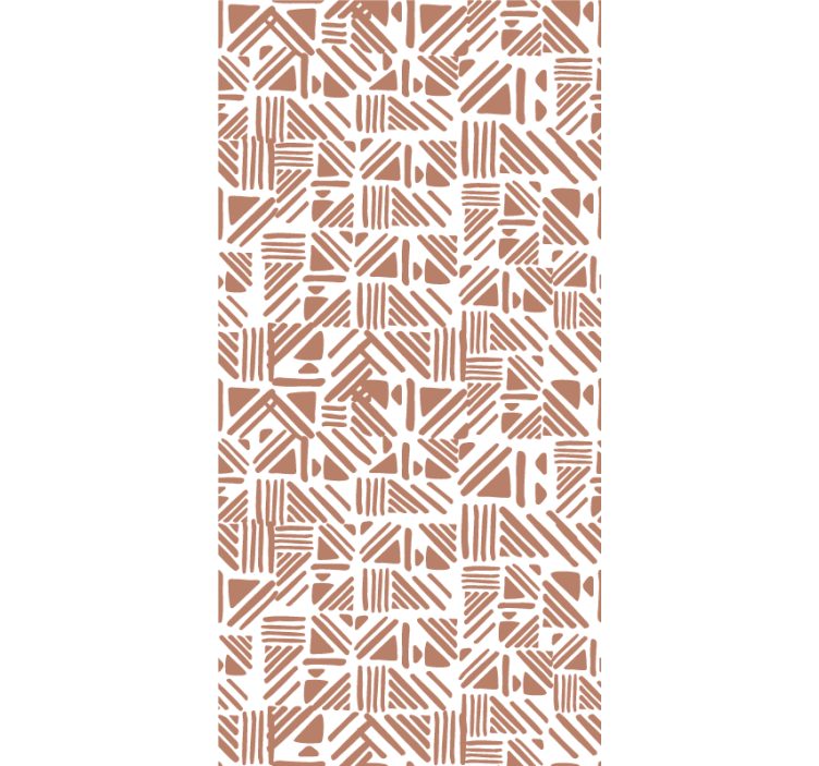 主卧室盲人几何图案元素 - TenStickers