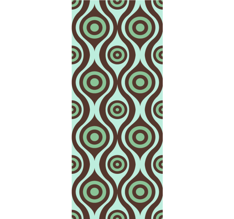 纹理和图案的盲人同心圆形图案 - TenStickers