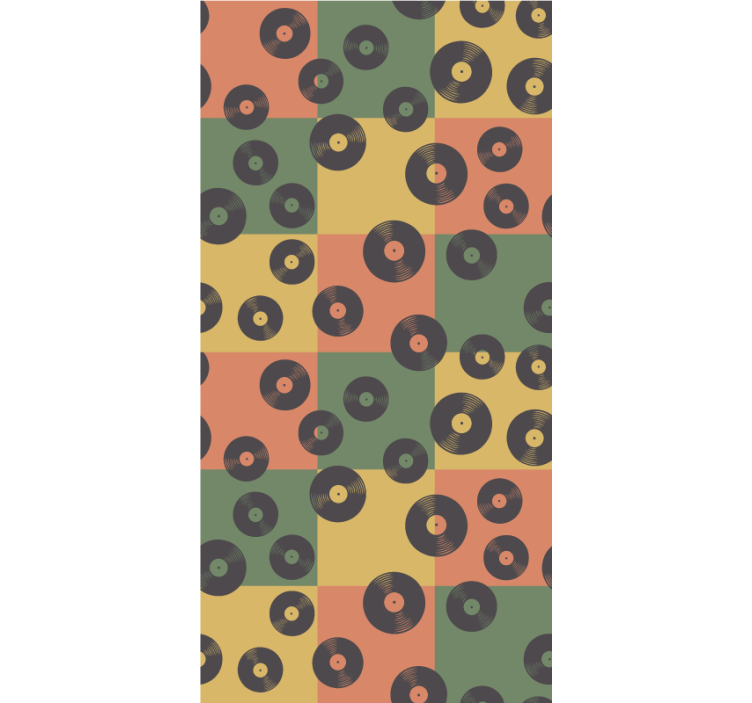 更多复古盲文黑胶唱片 - TenStickers