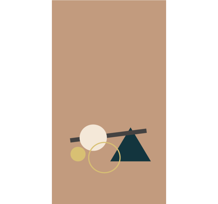 现代盲人几何形状平衡设计 - TenStickers