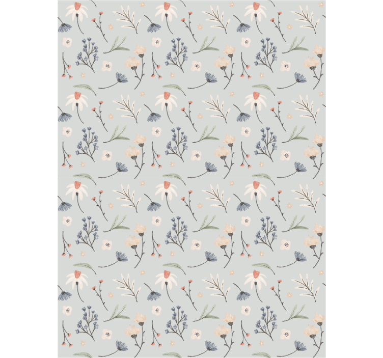 花卉盲道精致元素 - TenStickers