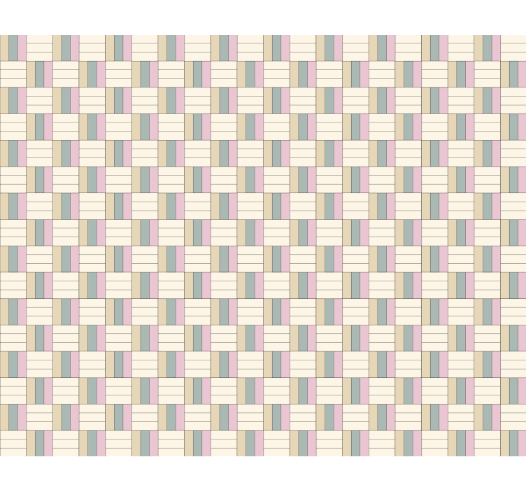 纹理和图案的盲人几何主题作品 - TenStickers